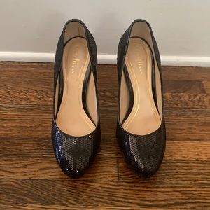 Cole Haan Black Sequin Pumps